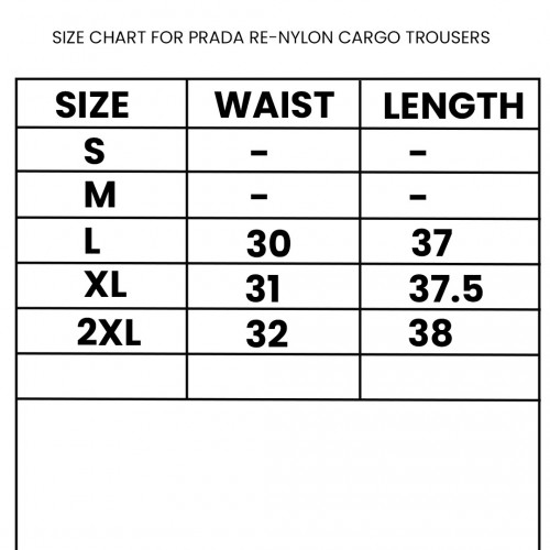 Pr*da Re-Nylon Cargo Trousers